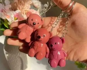 Teddy Bear 2 In One Keychain And Lipgloss