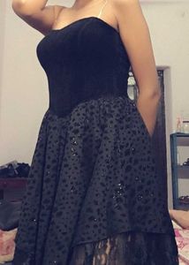 Shein Elegant Black Fit &amp; Flare Dress