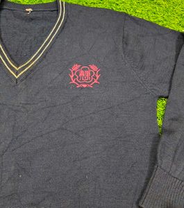 Stylish Black V-Neck Sweater