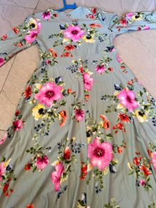 Floral Print Maxi Dress
