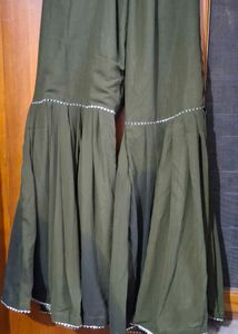 Elegant Green dress Set