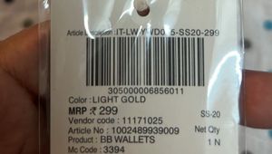 New🆕 Ivory Tag Gold Wallet