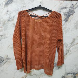 ladies branded crochet  top new