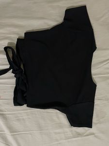 Black Wrap Top