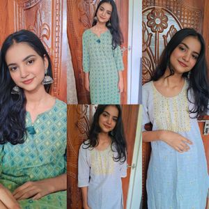 New (Size~L)Combo of 2 kurtis🌺