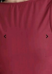 Chic Maroon Ruffle Mini Dress