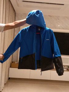 Decathlon Blue & Black Jacket boys age 8-10
