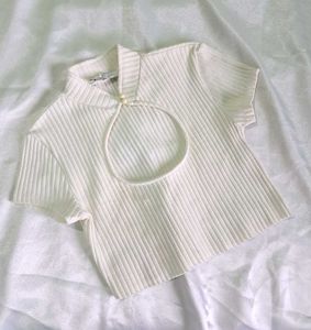 Bershka Ribbed Top