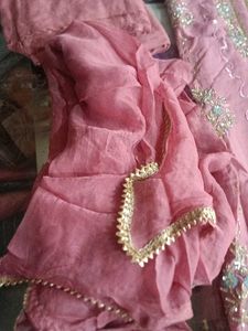 Pink Embroidered Salwar Suit
