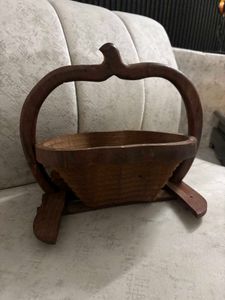 Vintage wooden Fruit Basket