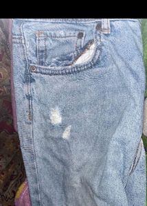 H&amp;M BRANDED RIPPED JEANS