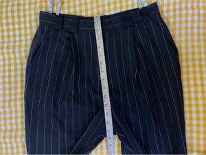 High rise Striped Trousers Waist 30