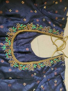 Embroidered Silk Blouse