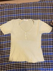 Cute Light Green Top