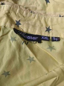 Yellow Star Print Shirt