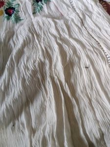Embroidered White Tunic Top