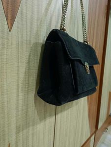 Mango Chic Black Handbag