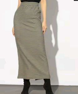 Striped Maxi Skirt