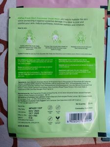 Fresh Start Sheet Mask 💚🩷