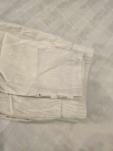 Off-White Pyjama Pant For Women