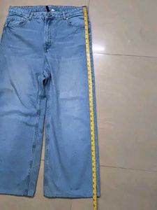 Wide Leg Denim Jeans