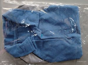 Blue &amp; Gray Polo T Shirt