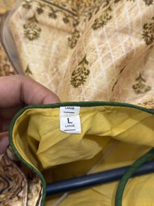 Elegant Yellow Anarkali Suit with Dupatta