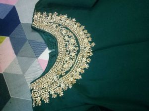 Green Embroidered Salwar Kameez