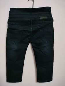 High Waist Cropped Jeans