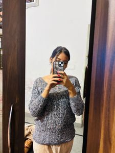 Grey acrylic top