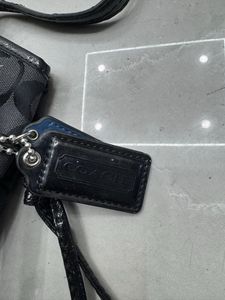 Coach Black Signature Purse