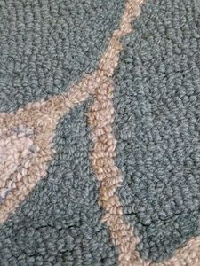 Hand-Hooked Wool Rug