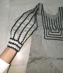 Elegant Grey Kurta
