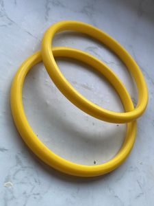 5 Piece Yellow Wrist Accesory - Bracelet