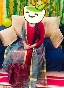Kota Doria Printed Dupatta