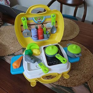 Toyshine Play Kitchen Set in a Suitcase