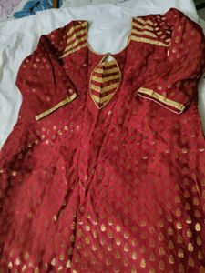 Maroon Kurta