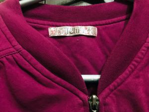 Purple Half Sleeves Jacket