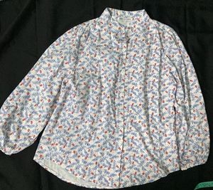 White Printed Shirt