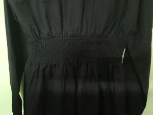 SHIRT SHORT DRESS BLACK