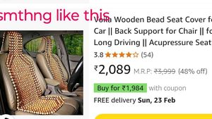 Car / Chair Seat For Backache Remedy (2 piece)