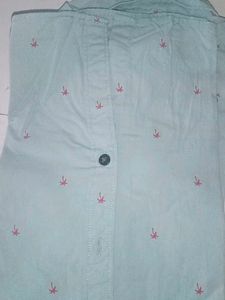 Forever 21 Men&#39;s Palm Tree Print Shirt