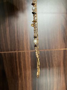 Layered Gold Bracelet With Charm
