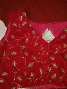 Saree Holographic Velvet Ready-made Bloue