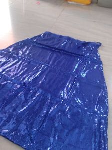 Blue Sequin Skirt