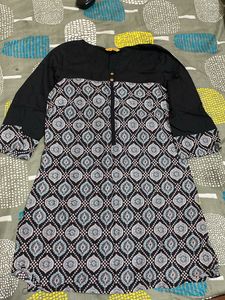 Aurelia Black Shirt Kurti