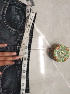 Vintage Black Wash Straight Leg Jeans