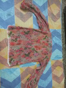 Floral Print Top &amp; Scarf Set