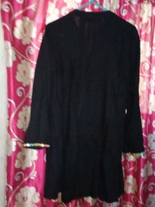 Embroidered Black Kurti