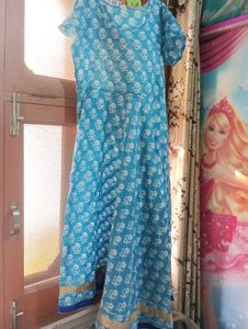 Blue Printed Kurta